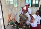 Prajurit Yonif 621/Mtg Mengajar di Sinak, Kobarkan Semangat Belajar Anak Papua